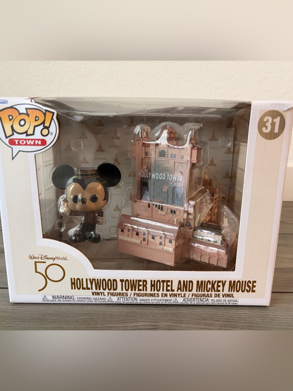 Disney Funko Pop! Hollywood Tower Hotel & Mickey Mouse 50th Anniversary
